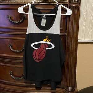Adidas Miami Heat Racerback Tank Top